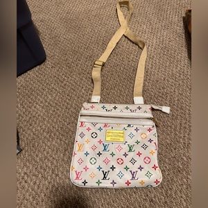 Louis crossbody white bag